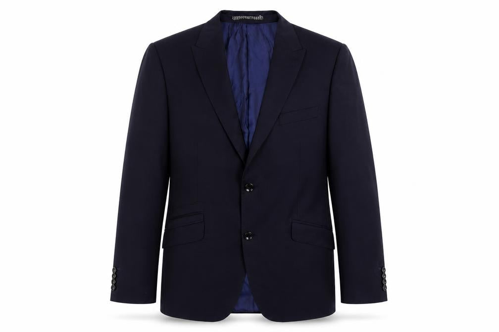 Autograph Mens Blue Wool Jacket Suit Jacket Size 40 Regular