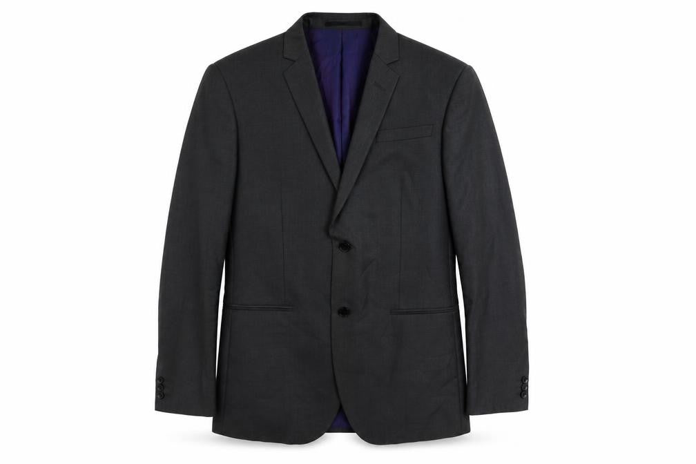 Marks & Spencer Mens Grey Polyester Jacket Suit Jacket Size 40 Regular