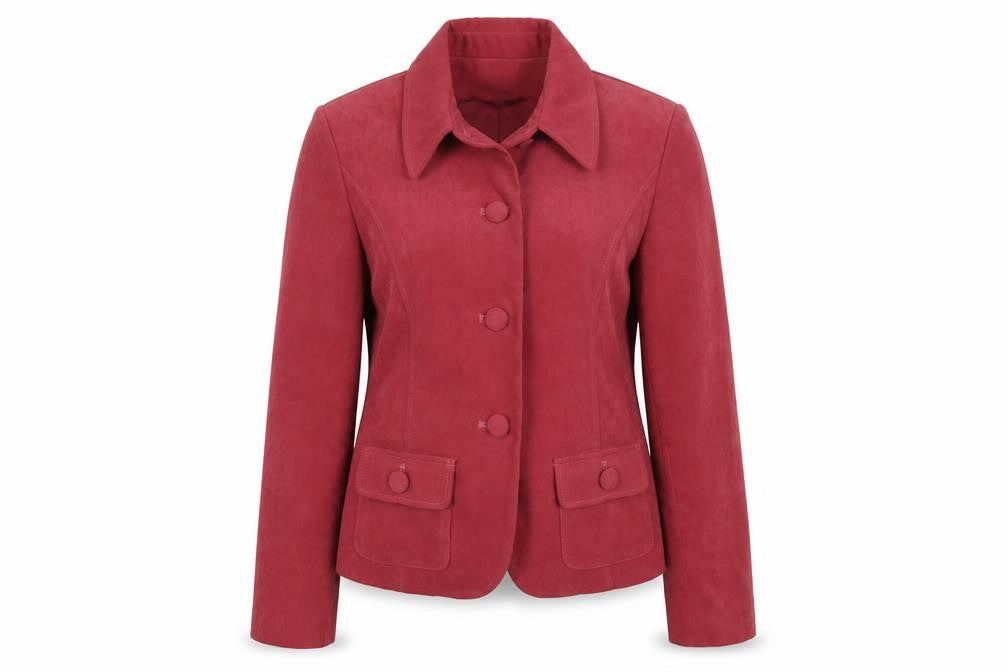 CMD Womens Pink Jacket Size 12 Button