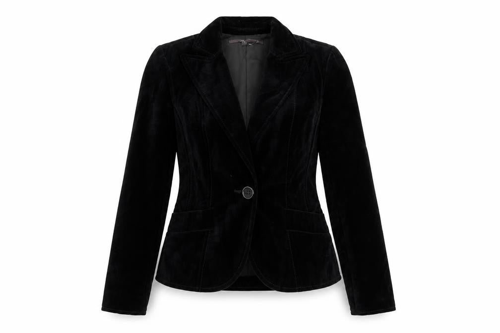 Zara Womens Black Jacket Blazer Size S Button