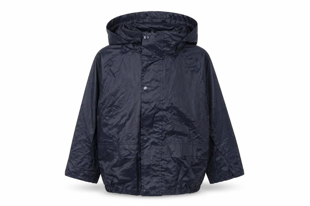 Wetplay Boys Blue Rain Coat Coat Size 3-4 Years Zip