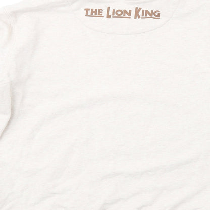 Disney Womens Beige Cotton Pullover Sweatshirt Size M Pullover - The Lion King