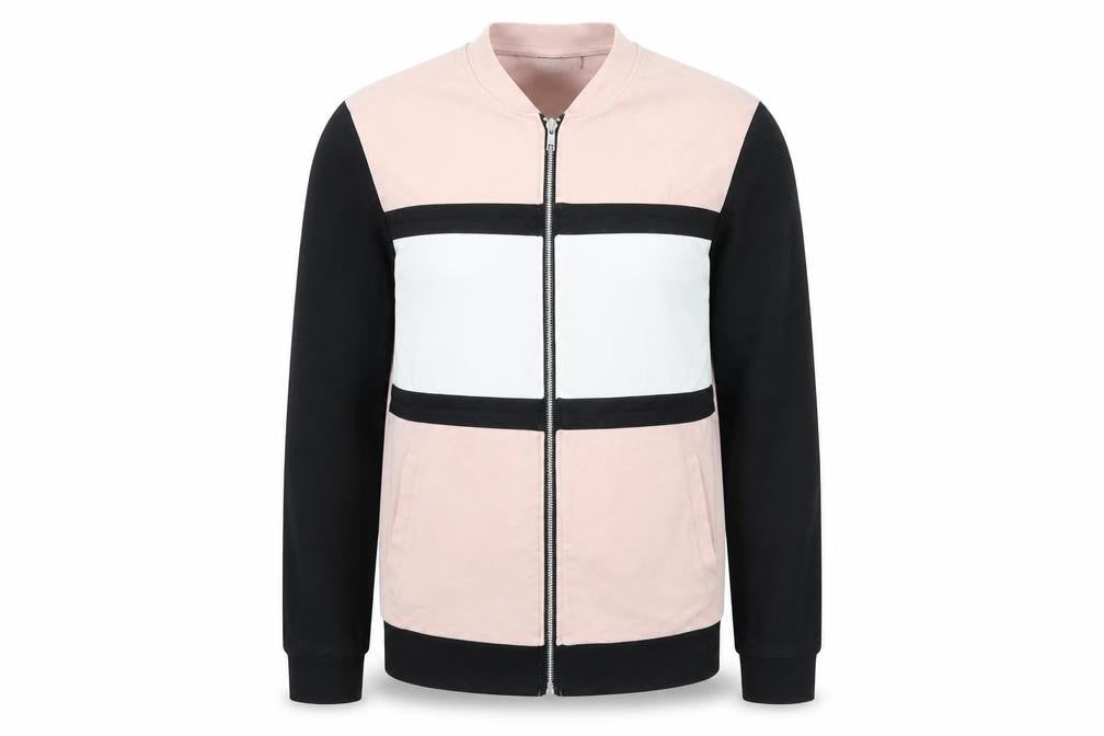 ASOS Mens Pink Cotton Full Zip Sweatshirt Size M