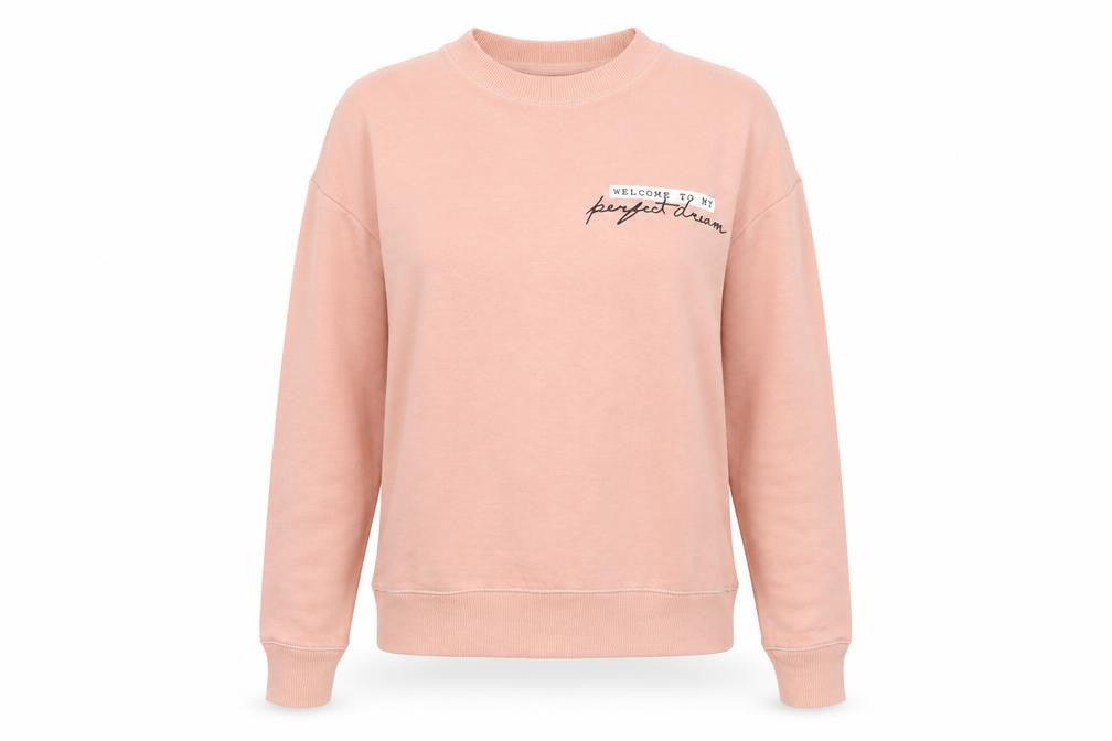Pull&Bear Womens Pink Polyester Pullover Sweatshirt Size XS Pullover