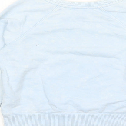 Forever 21 Womens Blue Cotton Pullover Sweatshirt Size S Pullover - Internet Princess