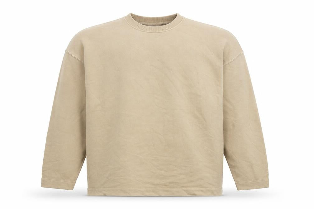 Pull&Bear Mens Brown Cotton Pullover Sweatshirt Size M - Oversized