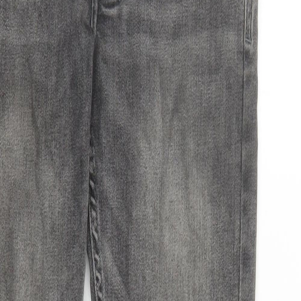 Denim & Co. Mens Grey Cotton Skinny Jeans Size 30 in L28 in Regular Zip - Pockets