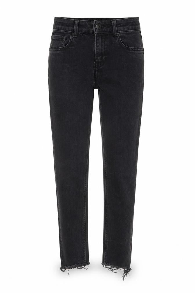 New Look Girls Black Cotton Skinny Jeans Size 13 Years Regular Button