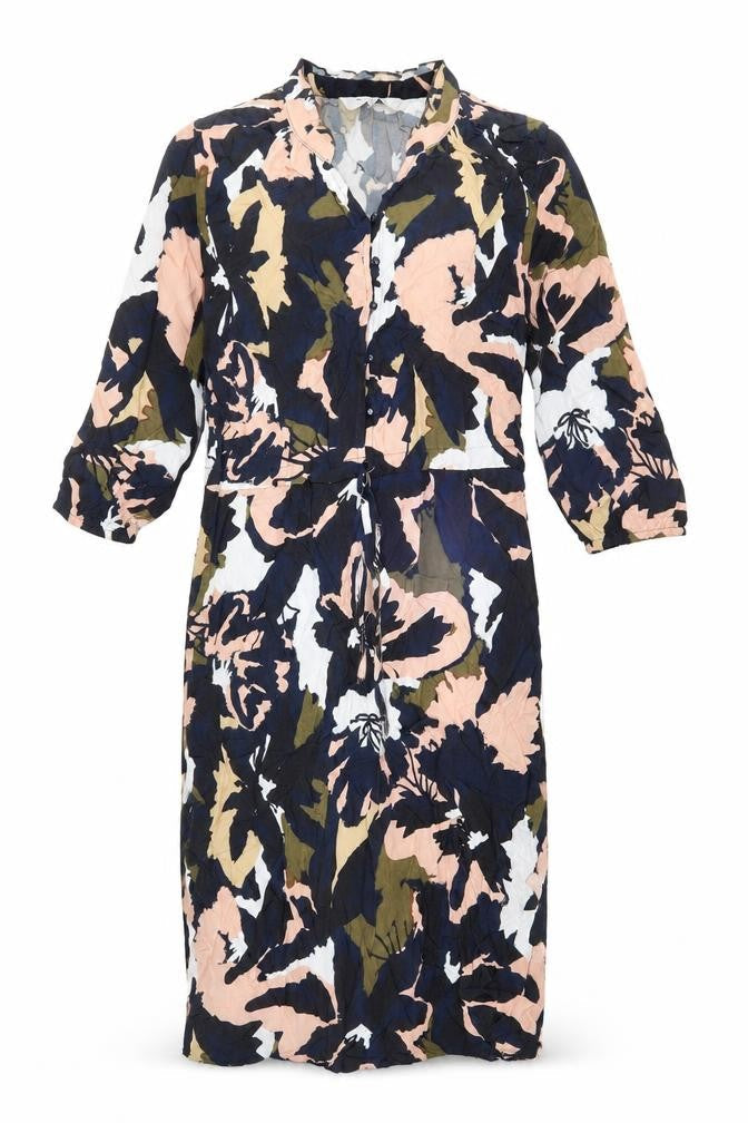 Kaleidoscope Women's Floral Midi Shirt Dress Size 14
