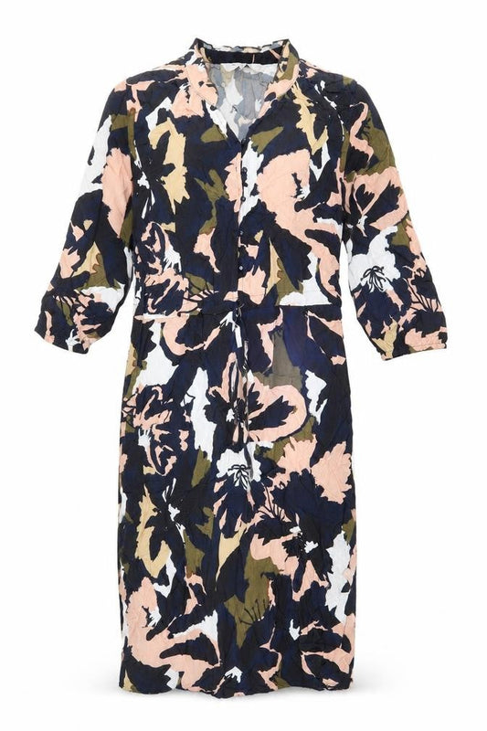 Kaleidoscope Women's Floral Midi Shirt Dress Size 14