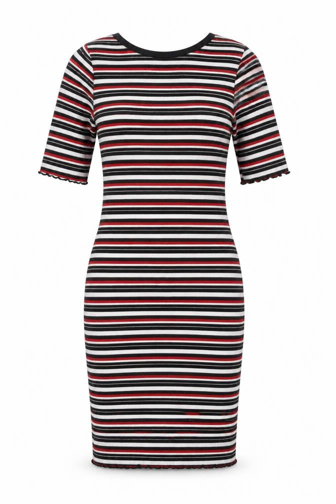 New Look Women's Striped Bodycon Dress, Size 8