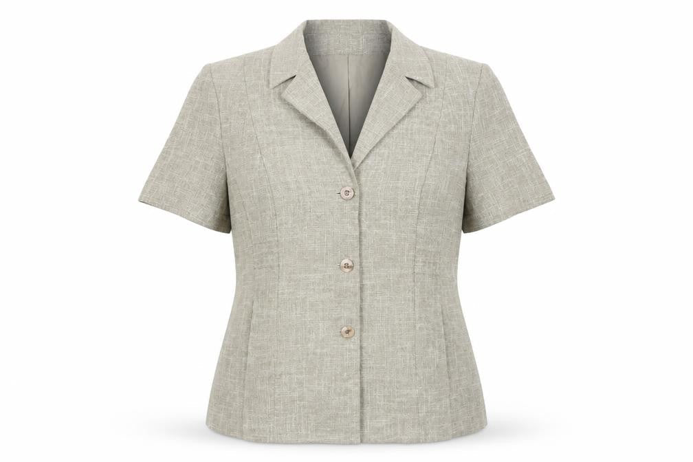 Perrie Women's Beige Collared Shirt Size 18