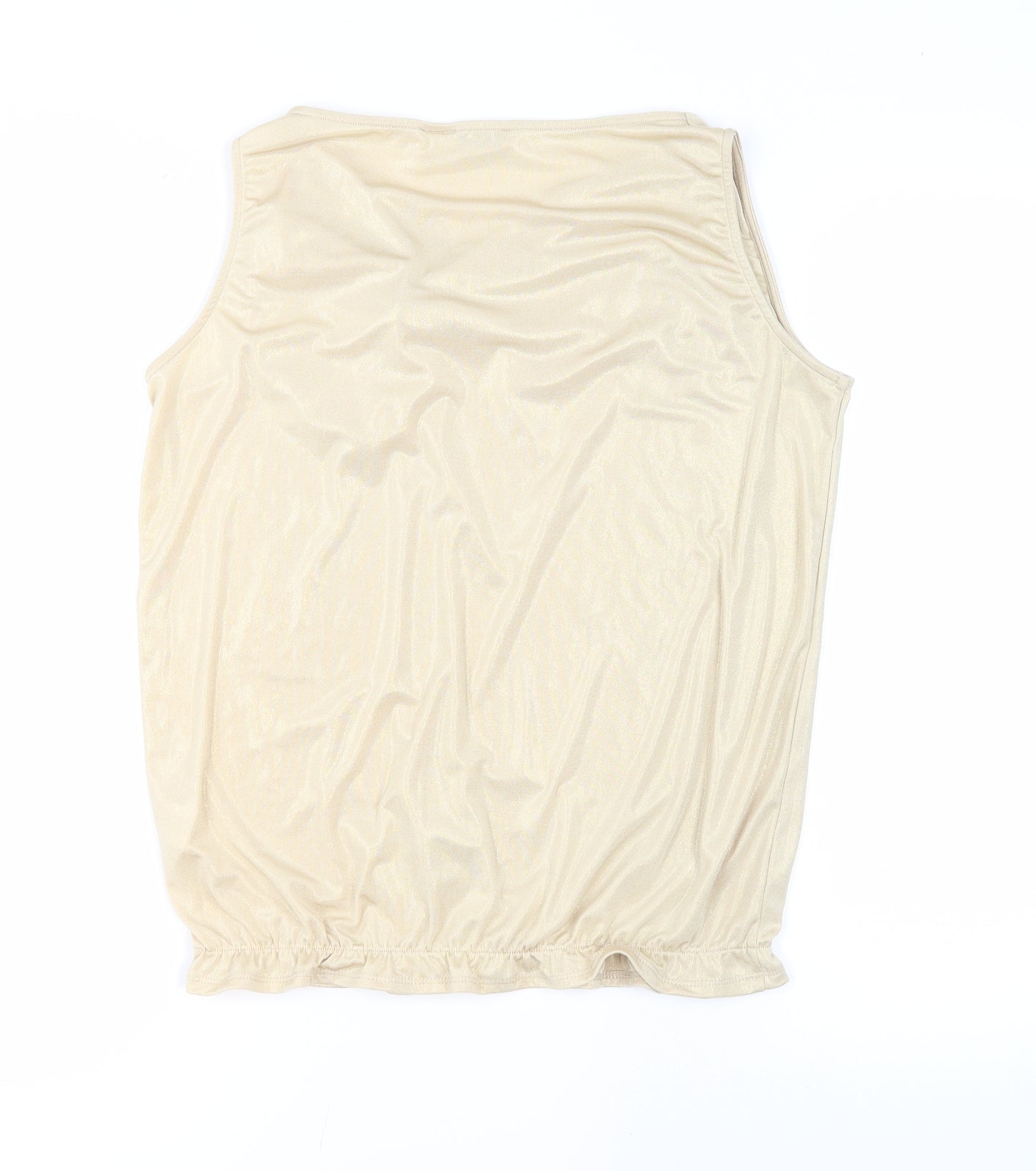 La Redoute Beige Sleeveless Blouse for Women Size 14