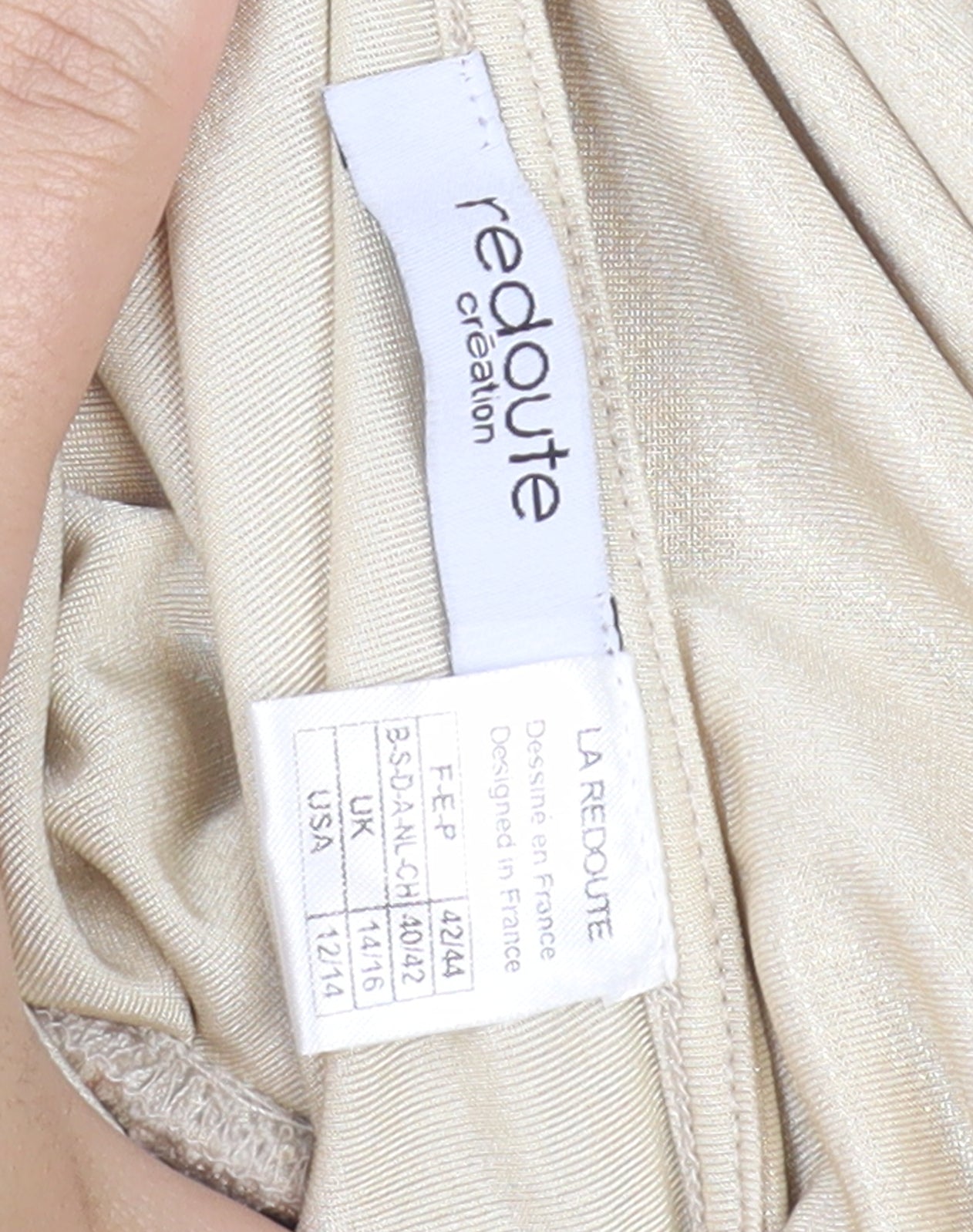 La Redoute Beige Sleeveless Blouse for Women Size 14