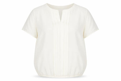 Bonmarché Women's White Blouse, Size 10, Casual Elegance