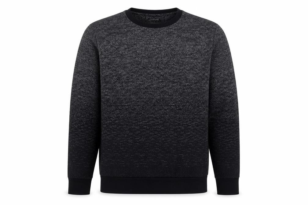 Burton Mens Grey Cotton Pullover Sweatshirt Size M - Gradient Effect