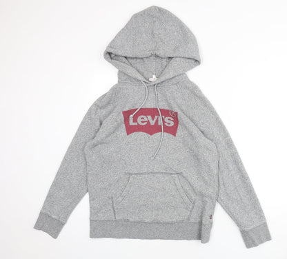 Levi's Mens Grey Cotton Pullover Hoodie Size XS