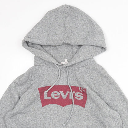 Levi's Mens Grey Cotton Pullover Hoodie Size XS