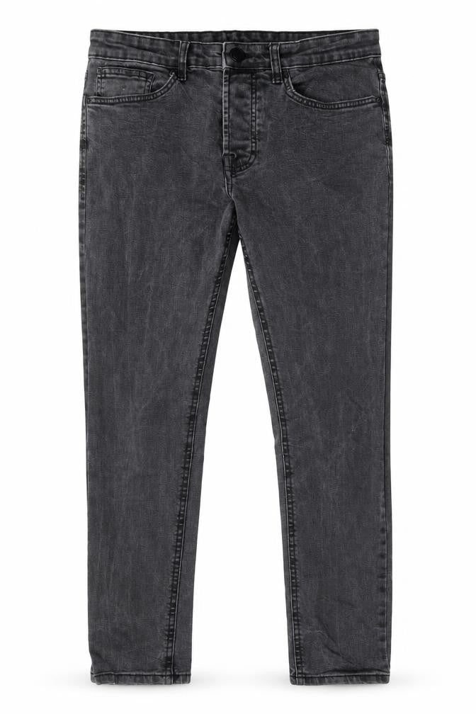 Denim & Co. Mens Grey Cotton Skinny Jeans Size 30 in L30 in Regular Button - Pockets