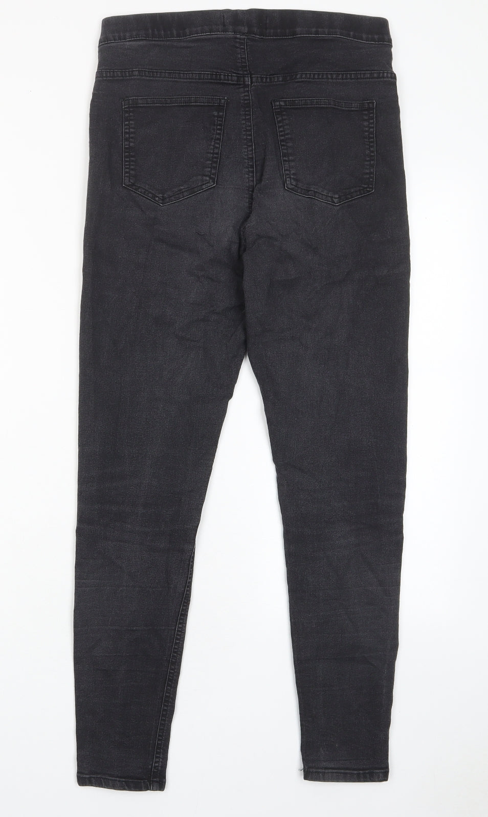 Marks and Spencer Womens Grey Cotton Jegging Jeans Size 10 L27 in Regular