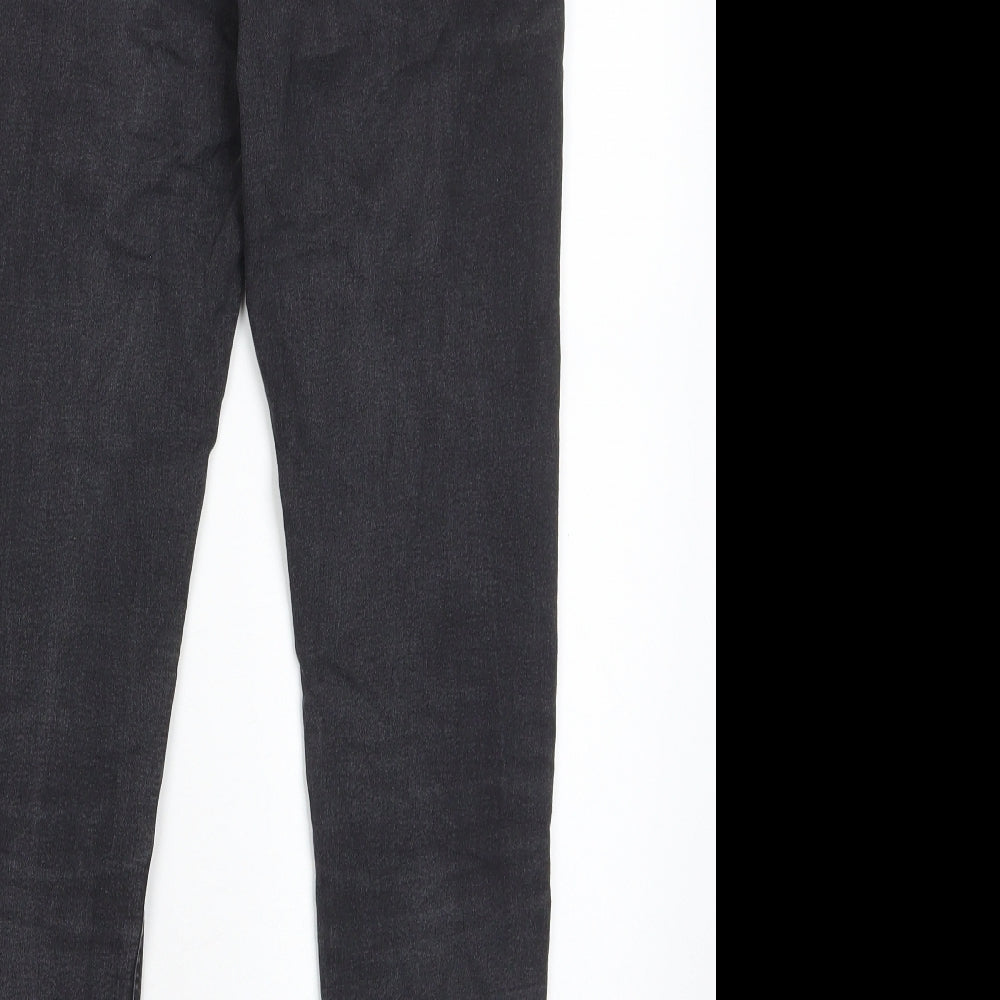 Marks and Spencer Womens Grey Cotton Jegging Jeans Size 10 L27 in Regular