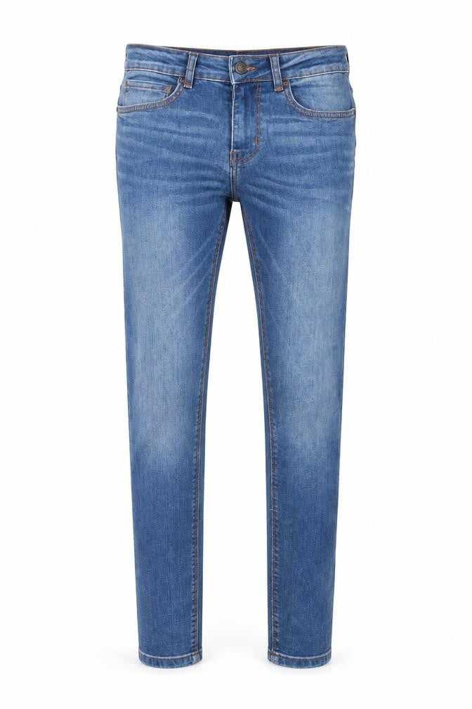 Denim & Co. Mens Blue Cotton Skinny Jeans Size 30 in L32 in Regular Zip - Pockets