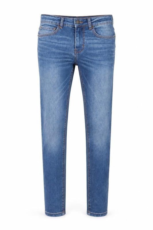 Denim & Co. Mens Blue Cotton Skinny Jeans Size 30 in L32 in Regular Zip - Pockets