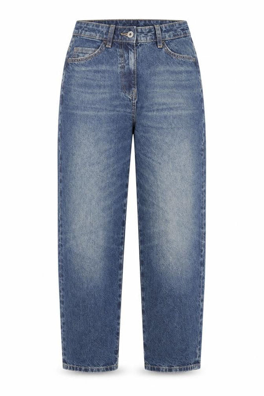 COLLUSION Womens Blue Cotton Straight Jeans Size 26 in L28 in Regular Zip - Pockets