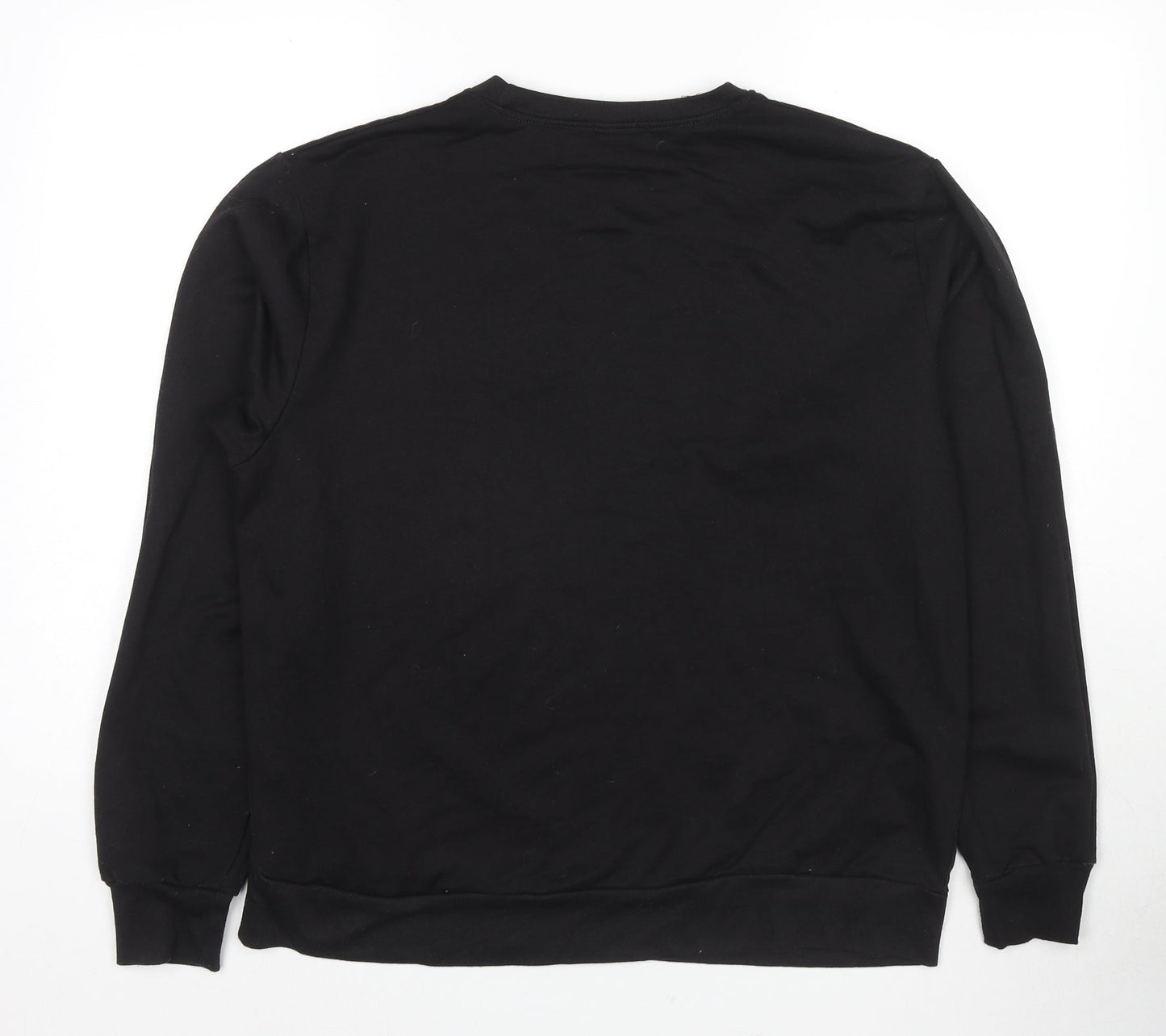 Boohoo Mens Black Polyester Pullover Sweatshirt Size S - Pour Homme Tour