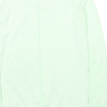 Gap Womens Green Round Neck Polyester Pullover Jumper Size S