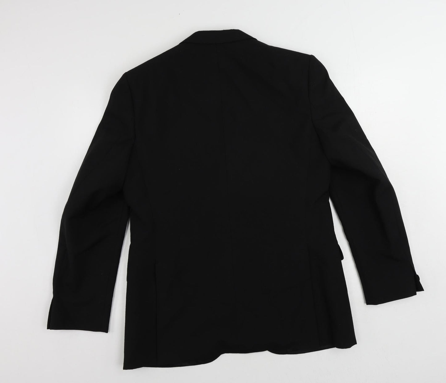 Varteks Mens Black Polyester Tuxedo Suit Jacket Size 40 Regular
