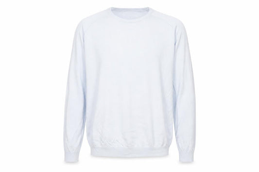 River Island Mens Blue Crew Neck Acrylic Pullover Jumper Size XL Long Sleeve