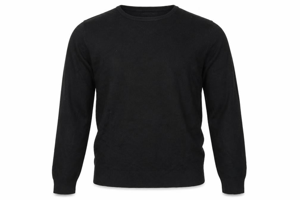 Topman Mens Black Collared Acrylic Pullover Jumper Size M Long Sleeve