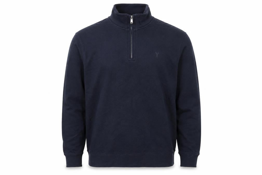 Douglas Howard Mens Blue Cotton Pullover Sweatshirt Size M