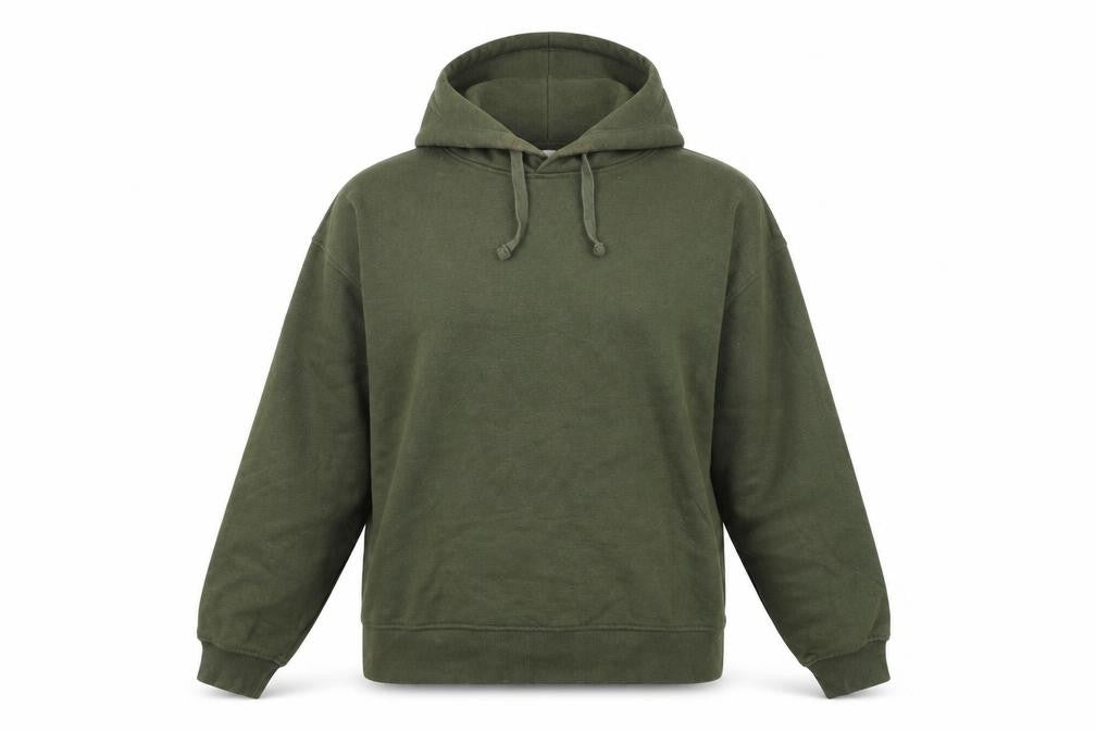 Zara Womens Green Cotton Pullover Hoodie Size S Pullover