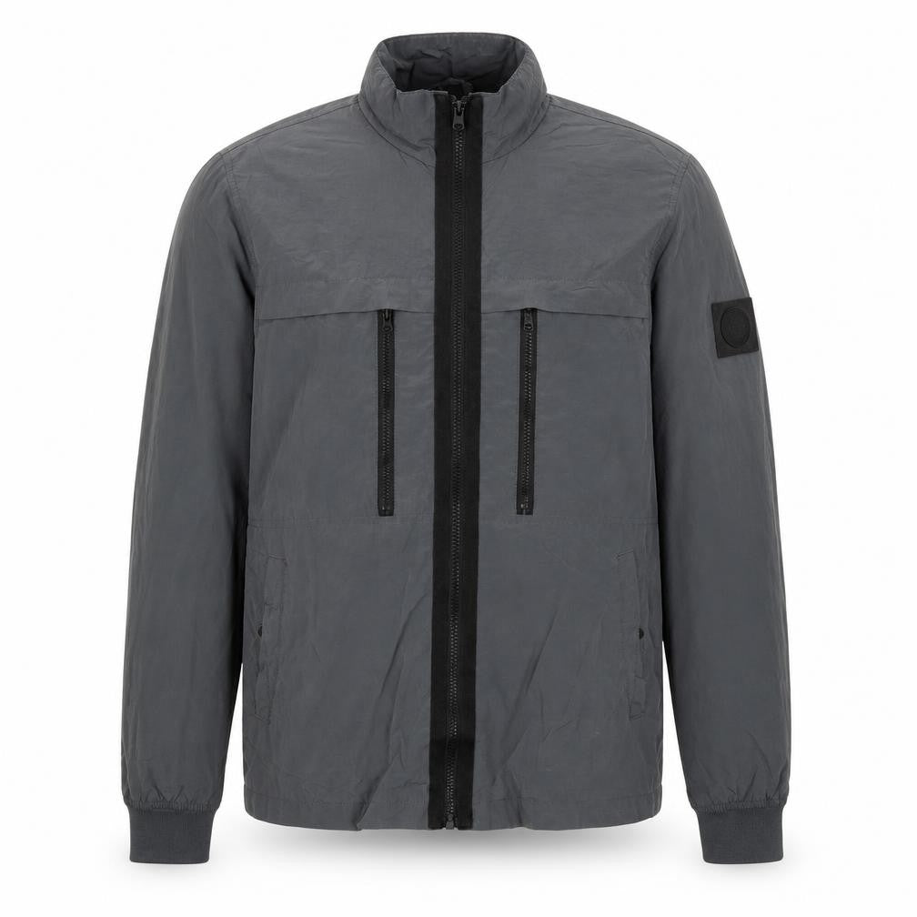 Burton Mens Grey Rain Coat Coat Size XS Zip