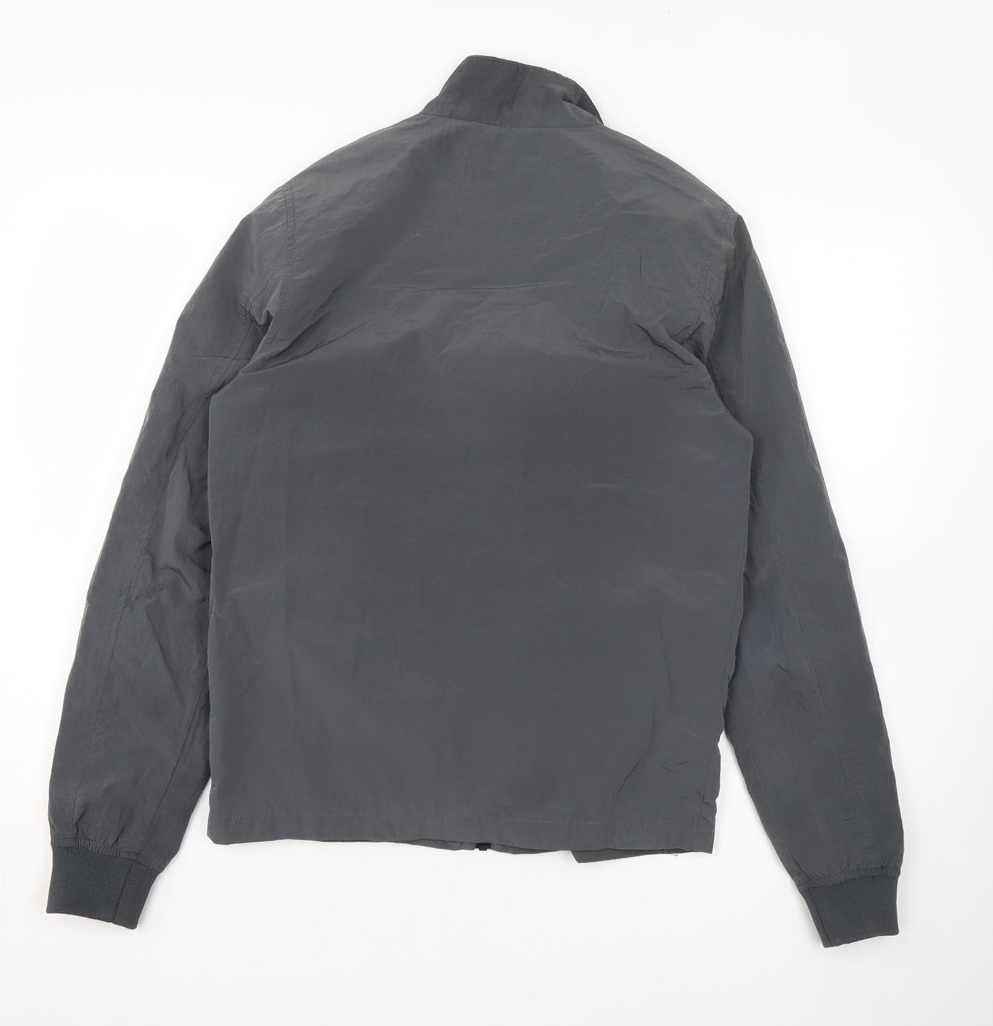 Burton Mens Grey Rain Coat Coat Size XS Zip
