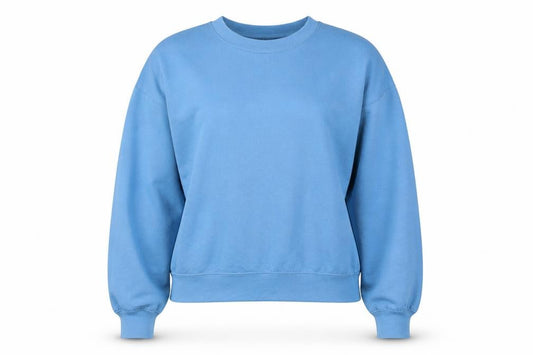 Zara Womens Blue Polyester Pullover Sweatshirt Size L Pullover