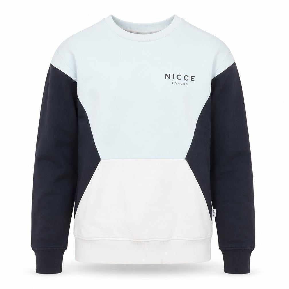 NICCE London Mens Blue Cotton Pullover Sweatshirt Size XS