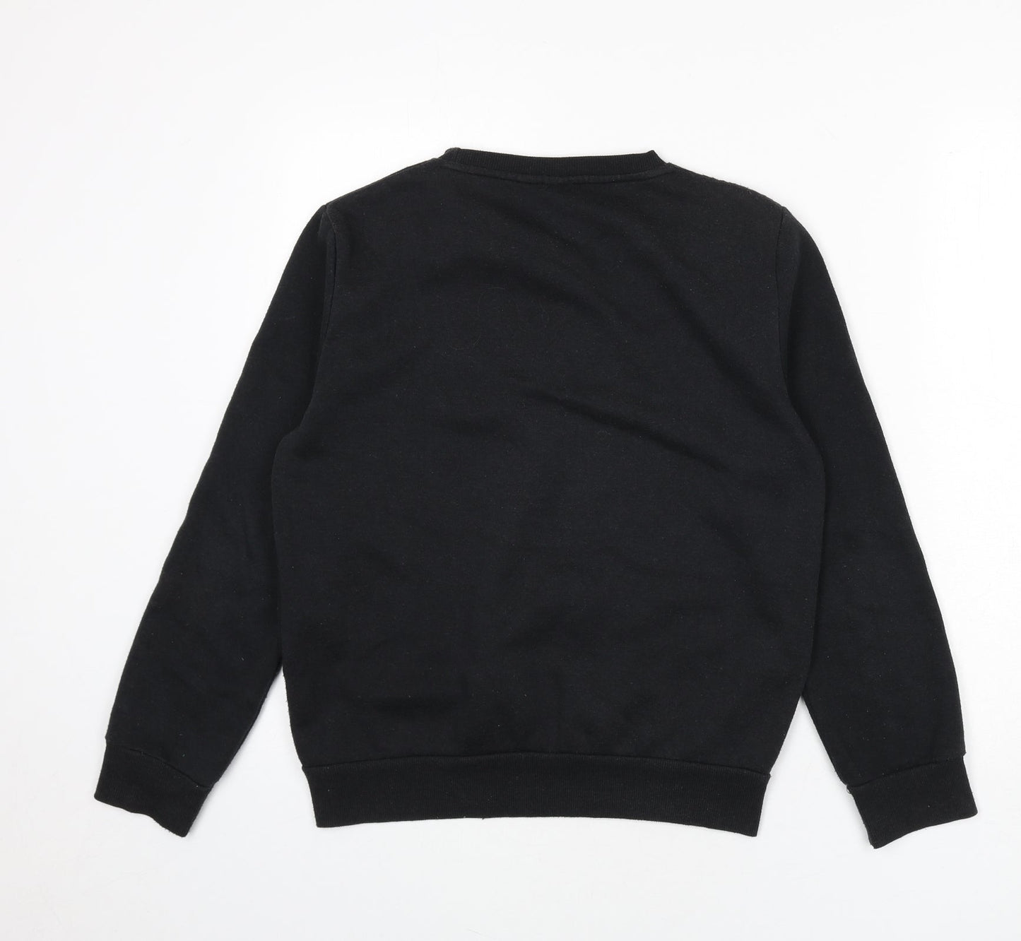 Disney Womens Black Polyester Pullover Sweatshirt Size 6 Pullover - Size 6-8, Mickey and Minnie