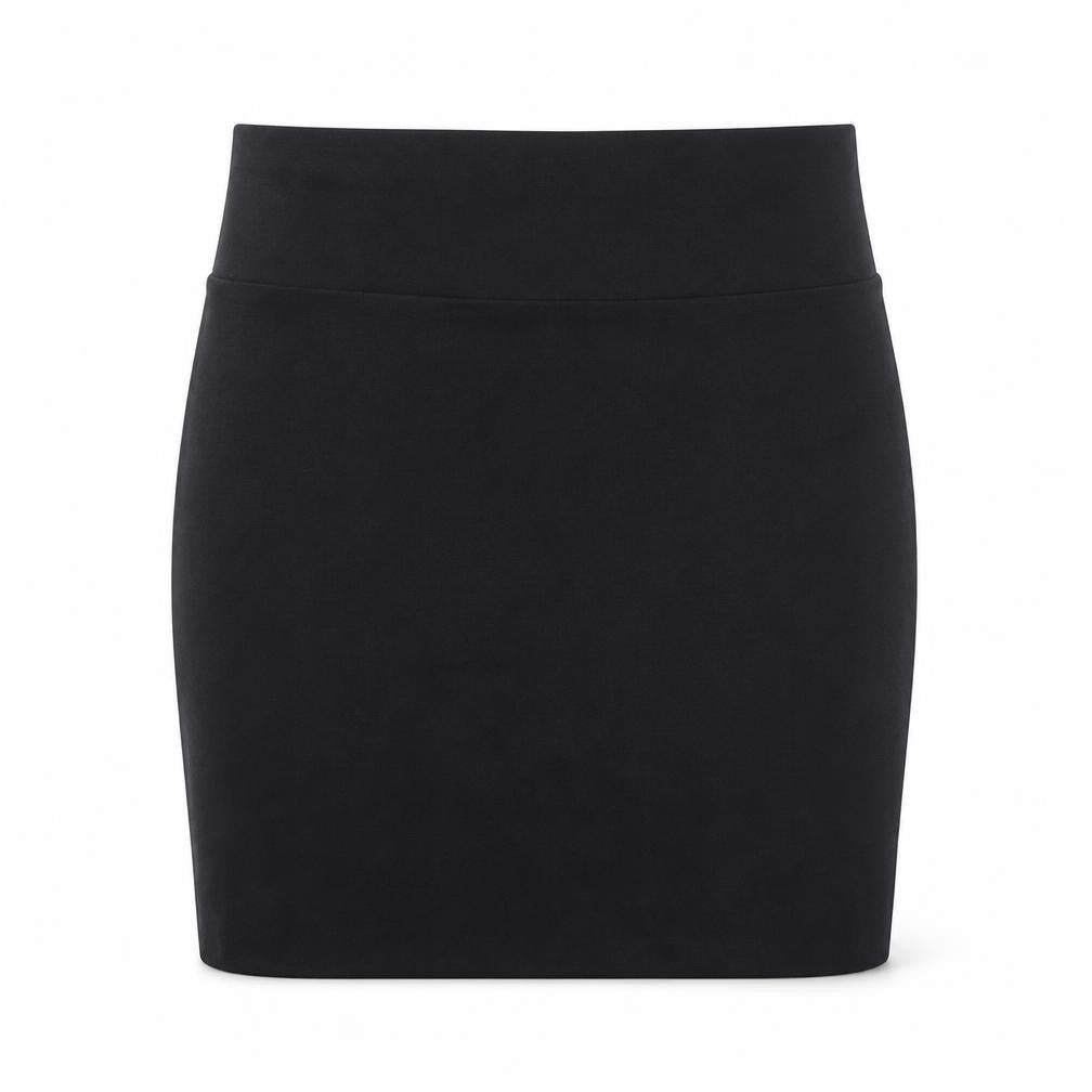 Marks & Spencer Womens Black Cotton Bandage Skirt Size 12