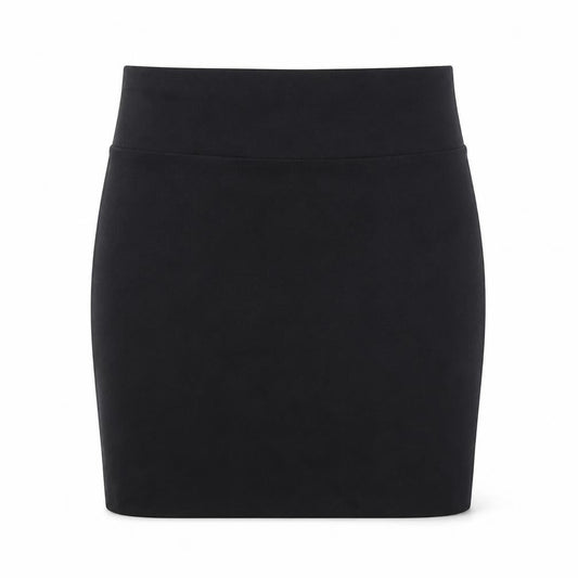 Marks & Spencer Womens Black Cotton Bandage Skirt Size 12