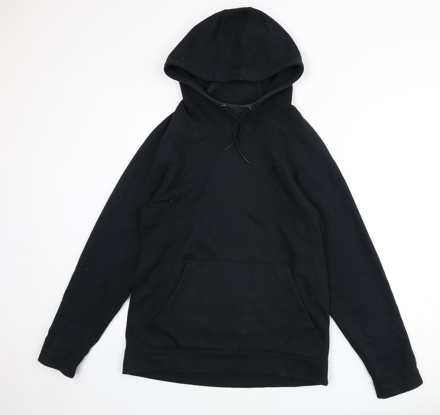 Jordan Mens Black Cotton Pullover Hoodie Size M