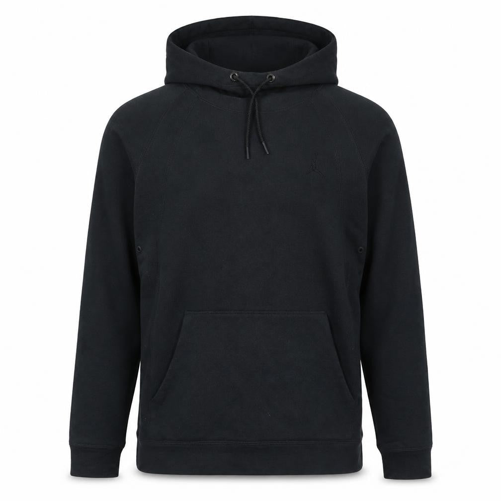 Jordan Mens Black Cotton Pullover Hoodie Size M
