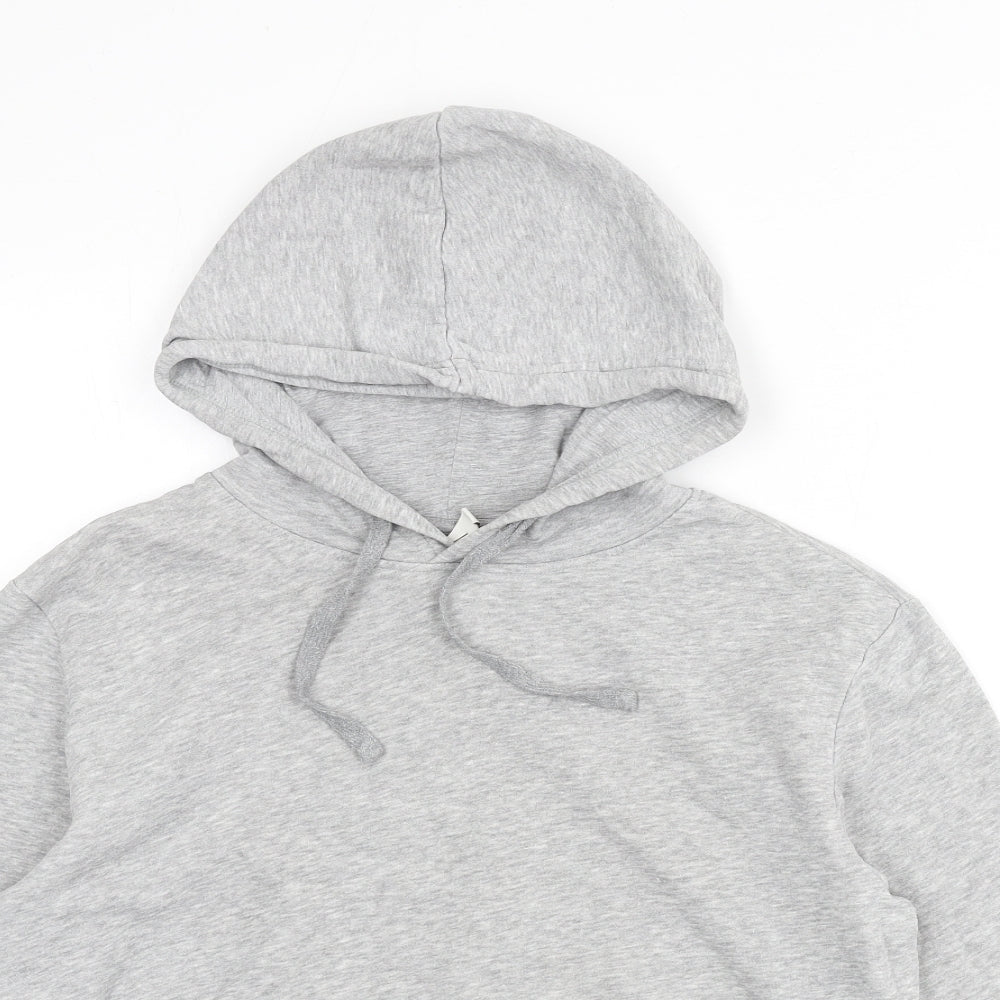 Divided by H&M Womens Grey Cotton Pullover Hoodie Size S Pullover