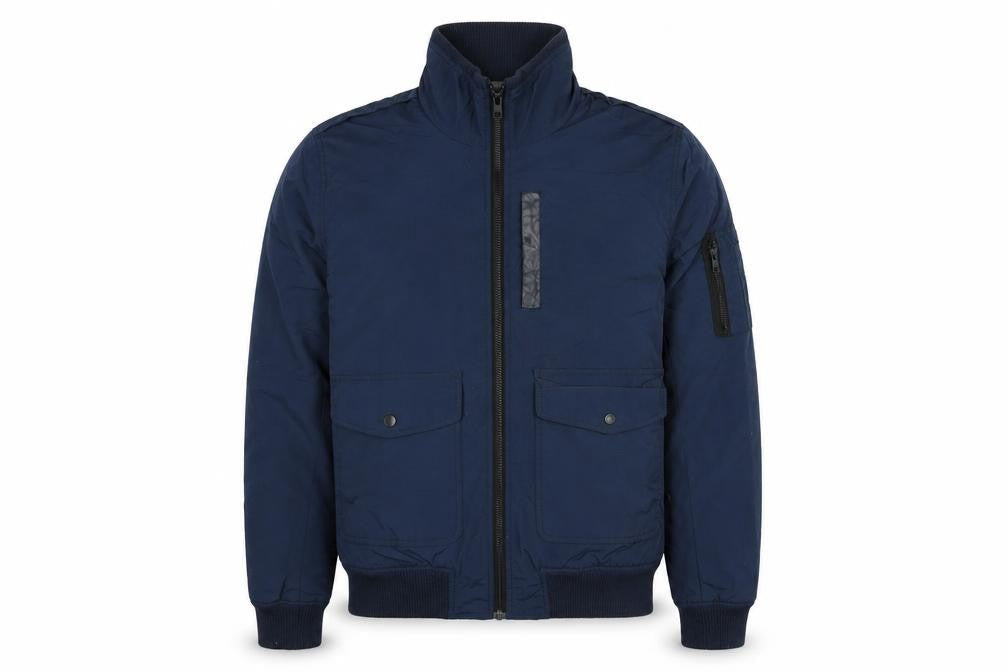 ASOS Mens Blue Bomber Jacket Jacket Size M Zip