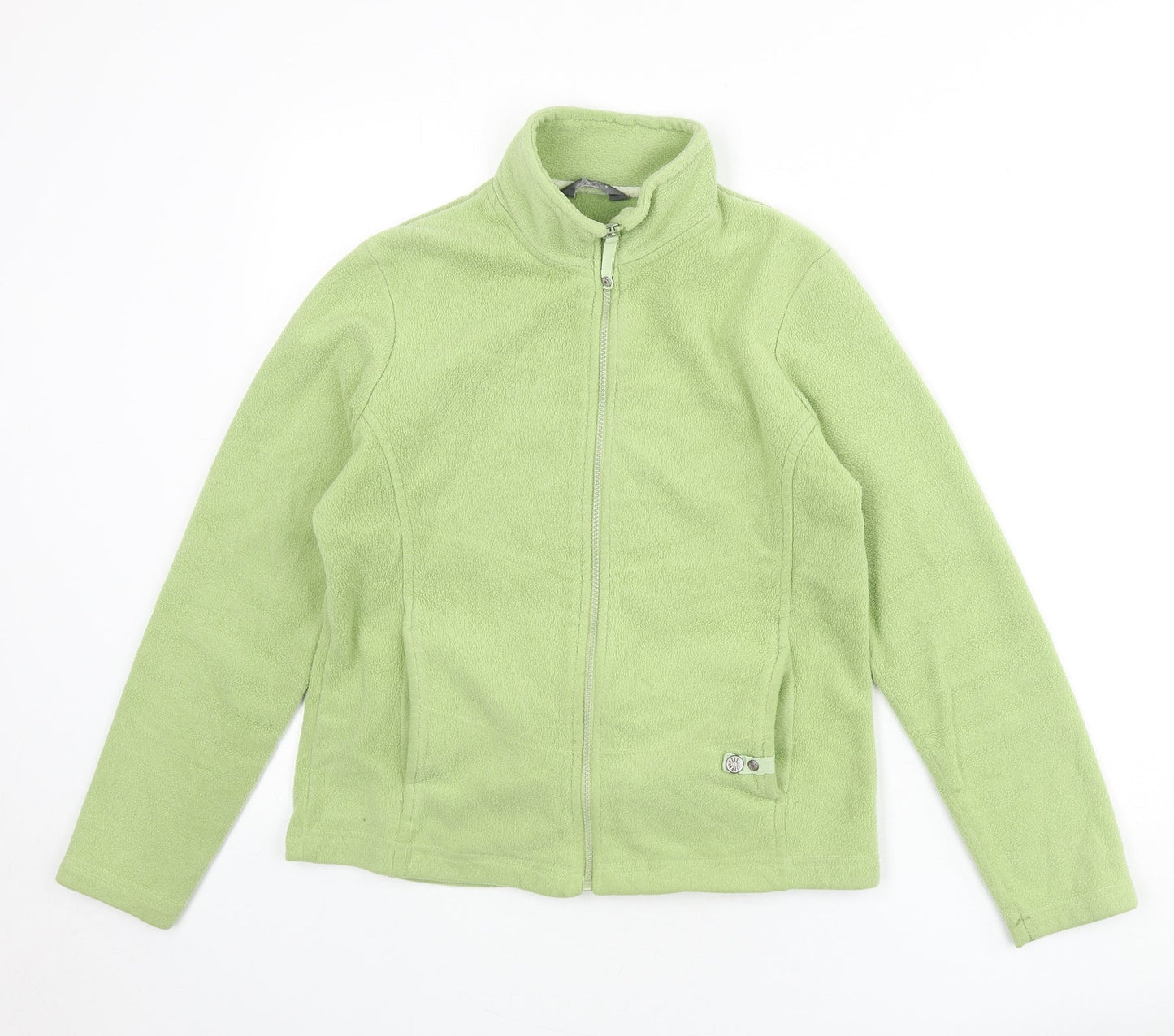 M&Co Womens Green Jacket Size M Zip