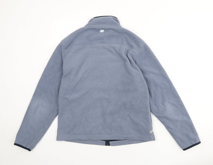 Back view of Ellesse women’s blue jacket, size UK 14, zip