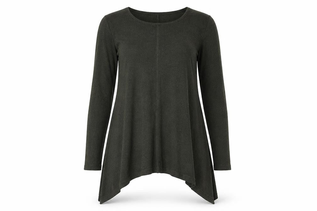 Kenar Womens Green Round Neck Viscose Pullover Jumper Size S