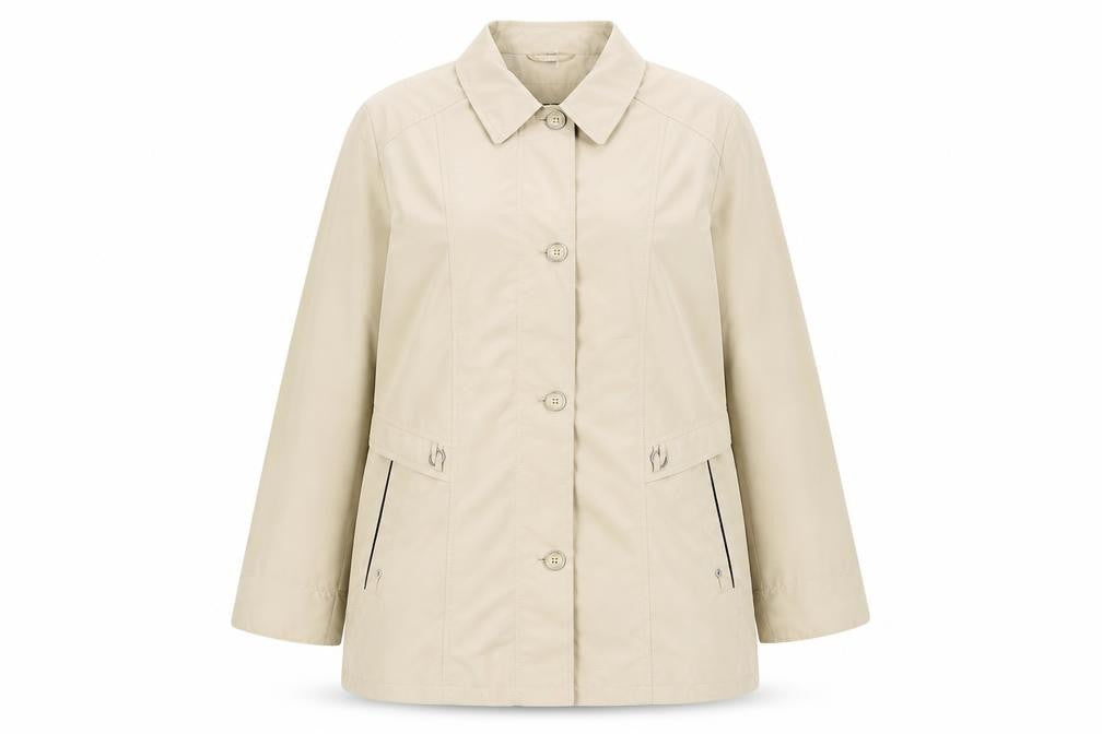 Barbara Labeck Womens Yellow Jacket Size 18 Button